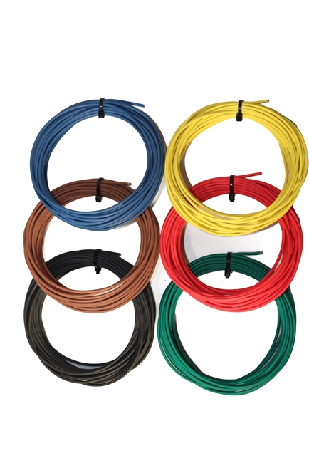4RCUSTOMSWIRE 16 Gauge GXL Automotive Wire - 6 Colors, 10ft Each (60ft Total)